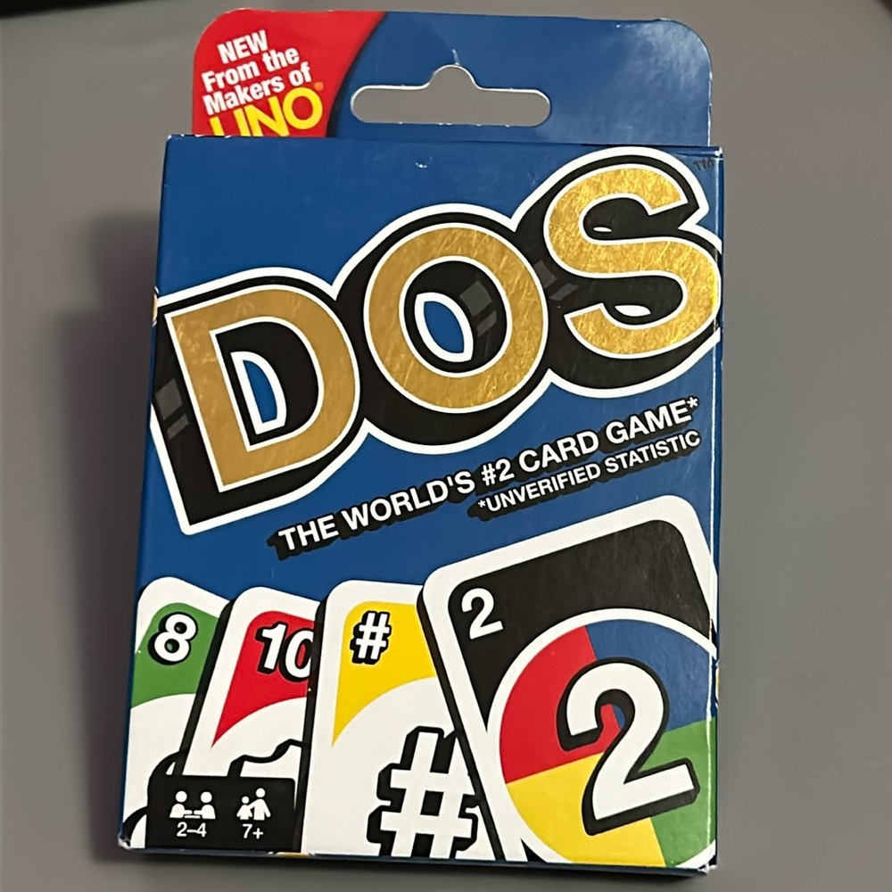 DOS version of Uno card game
